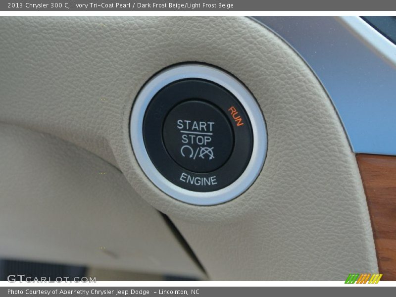 Ivory Tri-Coat Pearl / Dark Frost Beige/Light Frost Beige 2013 Chrysler 300 C