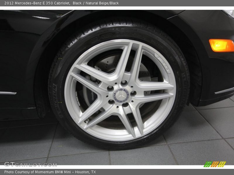 Black / Natural Beige/Black 2012 Mercedes-Benz E 350 Cabriolet