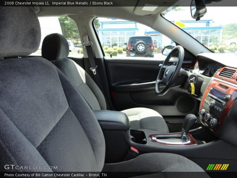 Imperial Blue Metallic / Ebony Black 2008 Chevrolet Impala LS