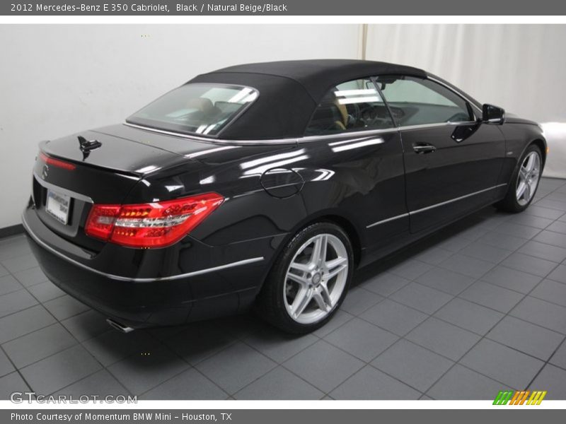 Black / Natural Beige/Black 2012 Mercedes-Benz E 350 Cabriolet