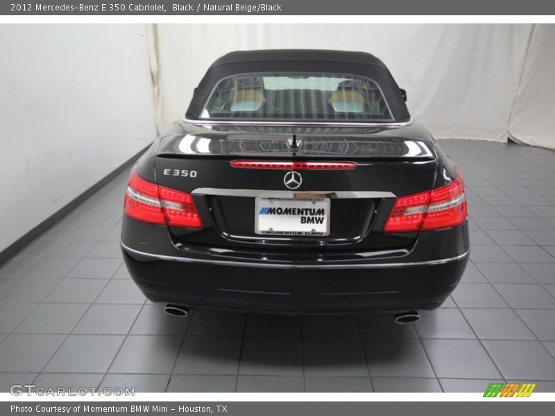 Black / Natural Beige/Black 2012 Mercedes-Benz E 350 Cabriolet