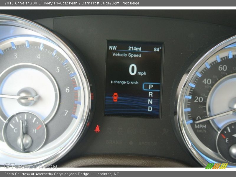 Ivory Tri-Coat Pearl / Dark Frost Beige/Light Frost Beige 2013 Chrysler 300 C