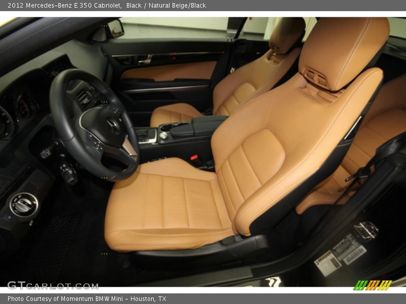 Black / Natural Beige/Black 2012 Mercedes-Benz E 350 Cabriolet
