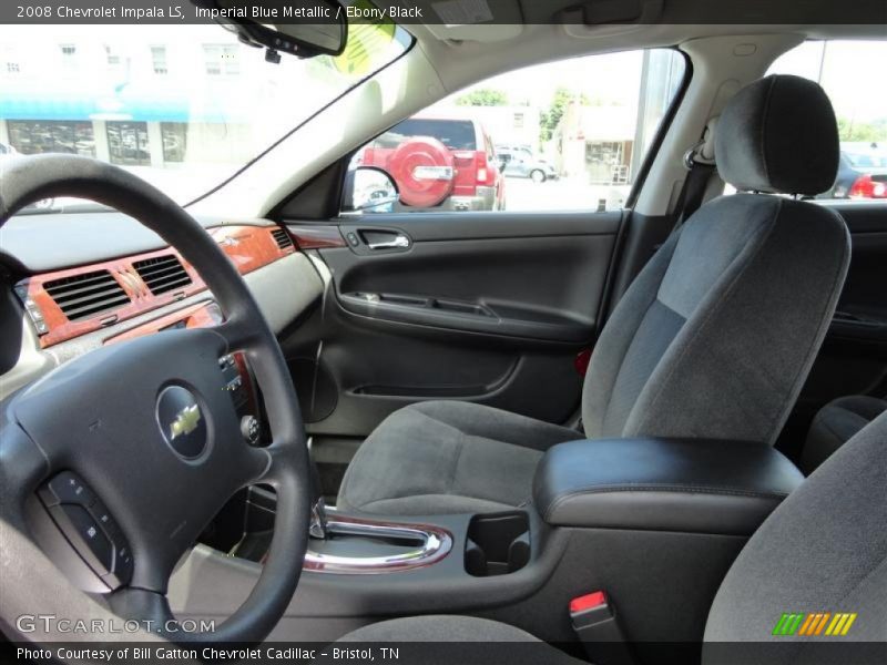 Imperial Blue Metallic / Ebony Black 2008 Chevrolet Impala LS