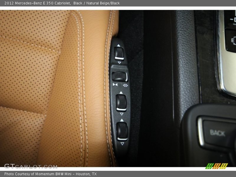 Black / Natural Beige/Black 2012 Mercedes-Benz E 350 Cabriolet