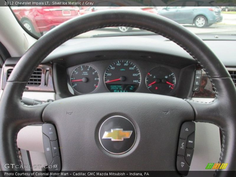 Silver Ice Metallic / Gray 2012 Chevrolet Impala LT