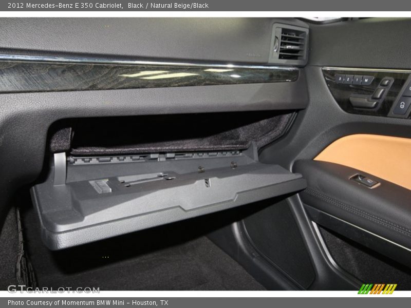 Black / Natural Beige/Black 2012 Mercedes-Benz E 350 Cabriolet
