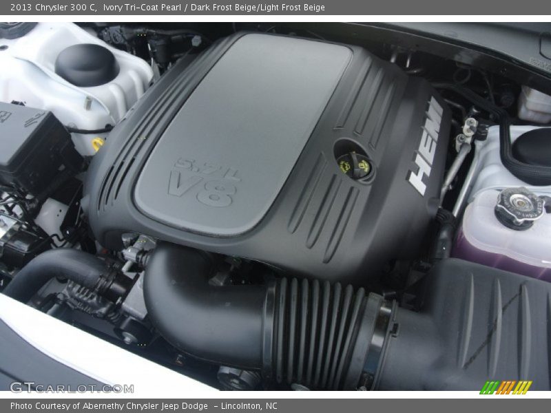Ivory Tri-Coat Pearl / Dark Frost Beige/Light Frost Beige 2013 Chrysler 300 C