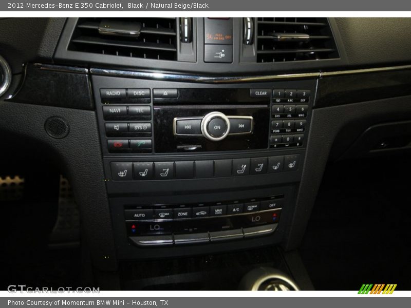 Black / Natural Beige/Black 2012 Mercedes-Benz E 350 Cabriolet