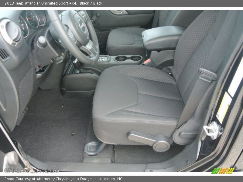 Black / Black 2013 Jeep Wrangler Unlimited Sport 4x4