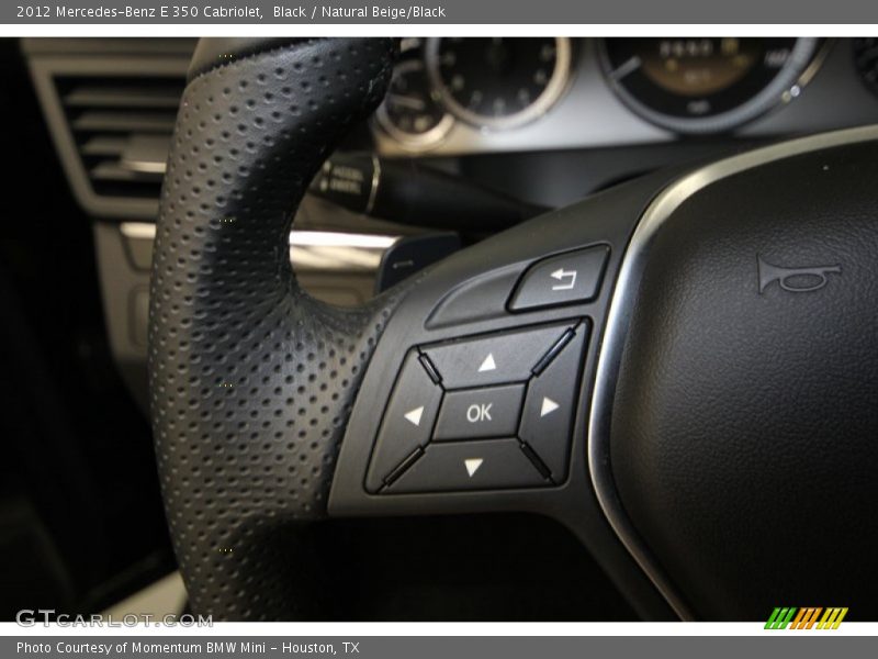 Black / Natural Beige/Black 2012 Mercedes-Benz E 350 Cabriolet
