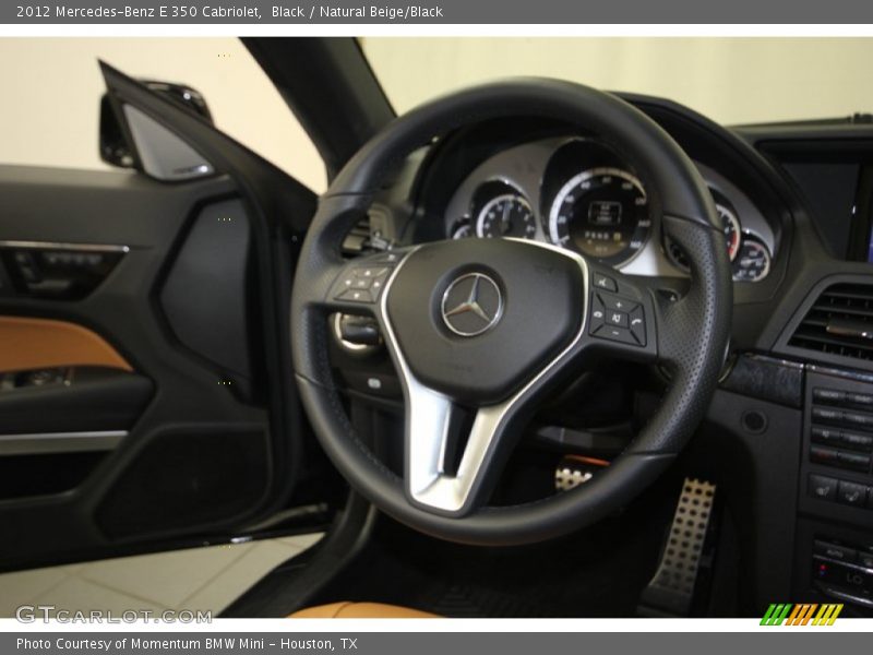 Black / Natural Beige/Black 2012 Mercedes-Benz E 350 Cabriolet