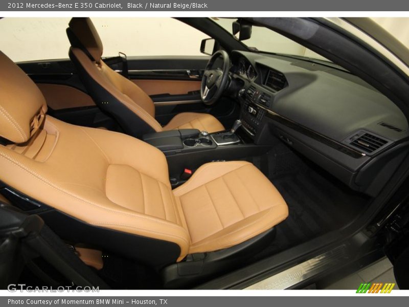 Black / Natural Beige/Black 2012 Mercedes-Benz E 350 Cabriolet