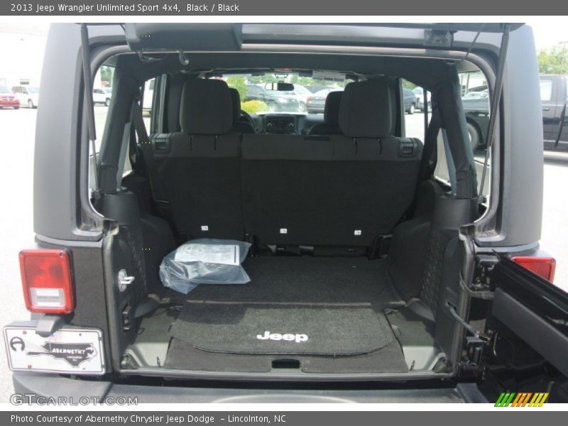 Black / Black 2013 Jeep Wrangler Unlimited Sport 4x4