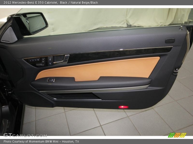 Black / Natural Beige/Black 2012 Mercedes-Benz E 350 Cabriolet