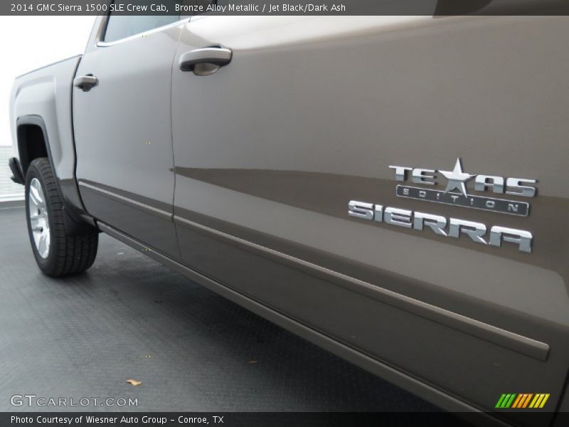 Bronze Alloy Metallic / Jet Black/Dark Ash 2014 GMC Sierra 1500 SLE Crew Cab