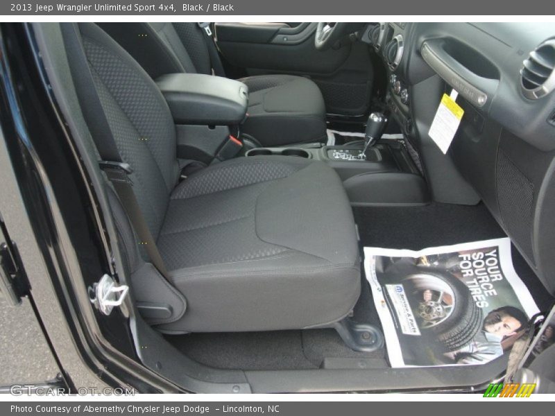 Black / Black 2013 Jeep Wrangler Unlimited Sport 4x4