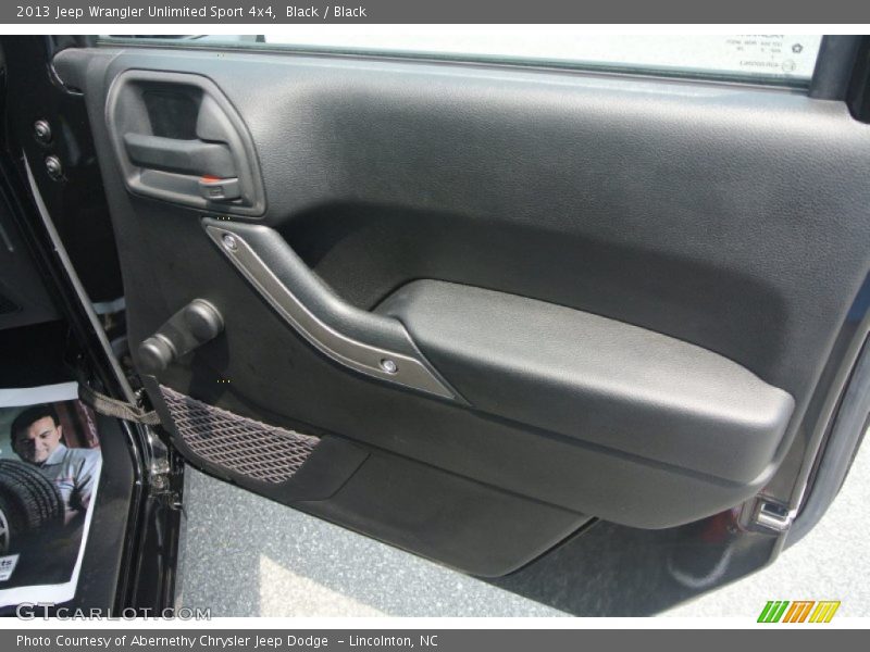 Black / Black 2013 Jeep Wrangler Unlimited Sport 4x4