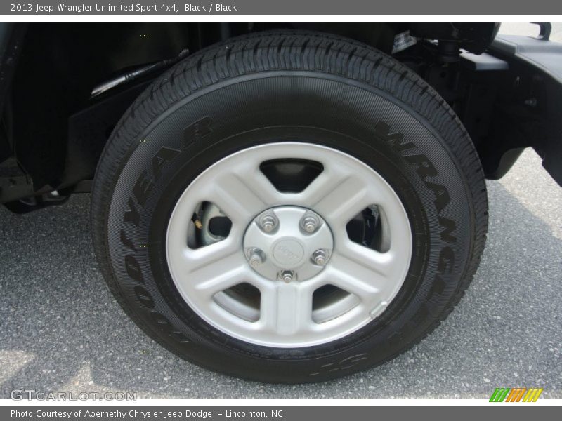 Black / Black 2013 Jeep Wrangler Unlimited Sport 4x4