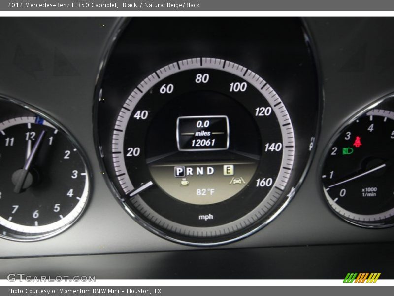 Black / Natural Beige/Black 2012 Mercedes-Benz E 350 Cabriolet
