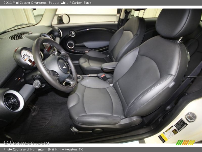 Pepper White / Carbon Black 2011 Mini Cooper S Hardtop