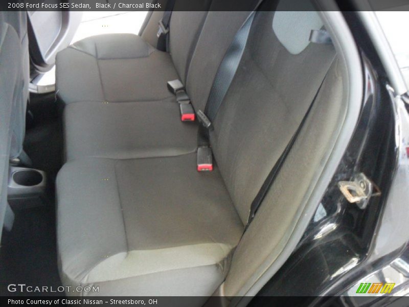 Black / Charcoal Black 2008 Ford Focus SES Sedan