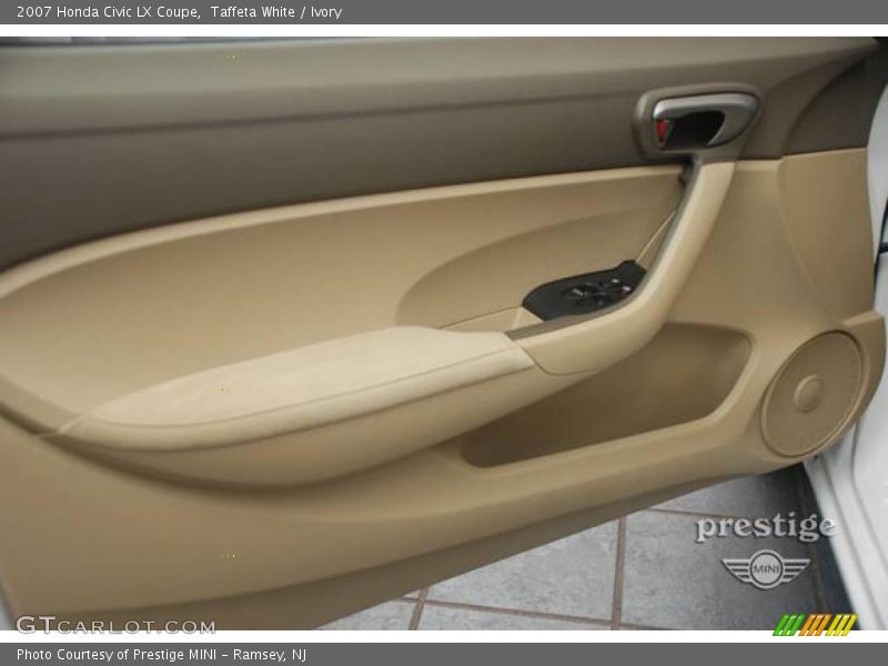 Taffeta White / Ivory 2007 Honda Civic LX Coupe