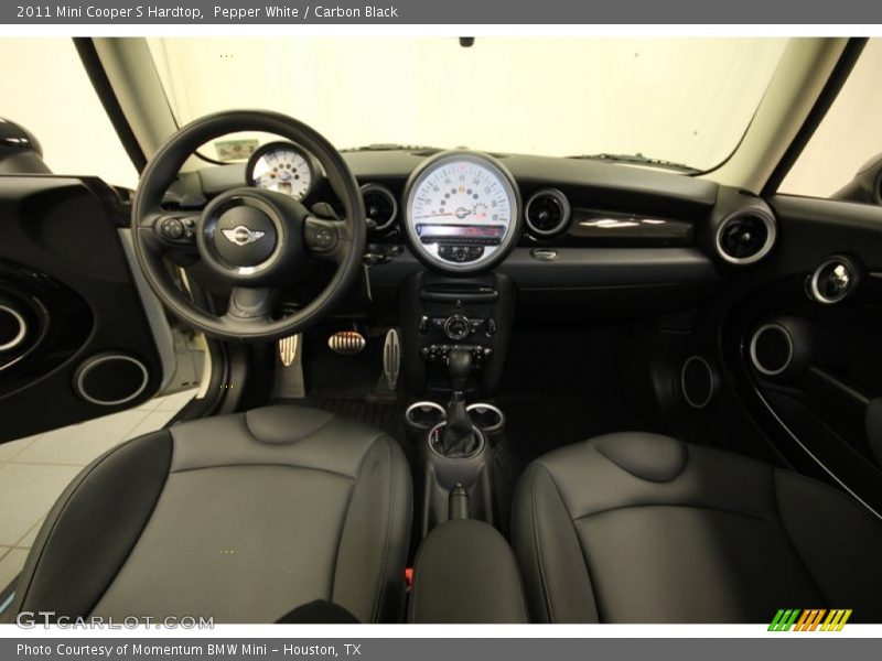 Pepper White / Carbon Black 2011 Mini Cooper S Hardtop