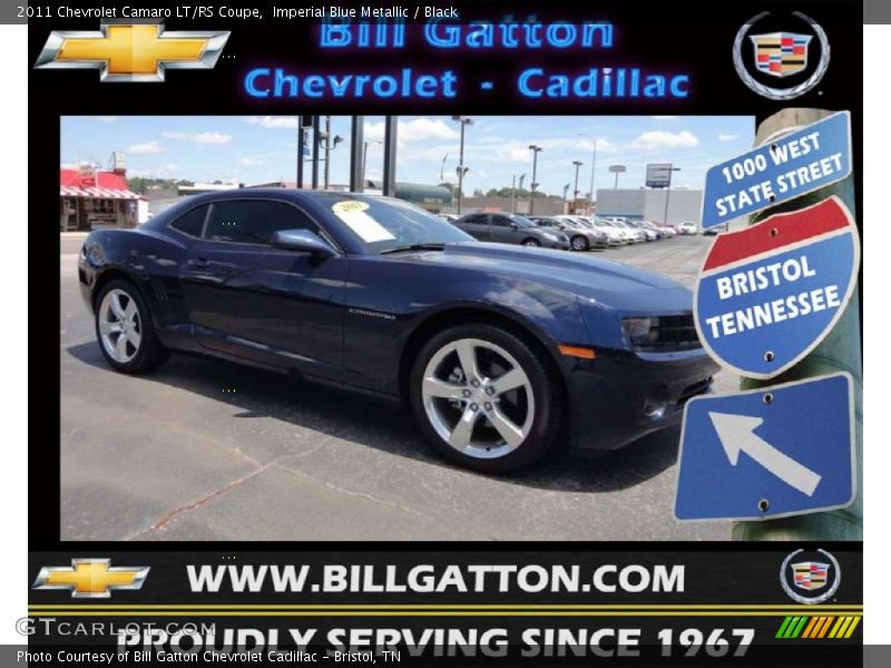 Imperial Blue Metallic / Black 2011 Chevrolet Camaro LT/RS Coupe