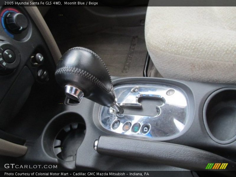 Moonlit Blue / Beige 2005 Hyundai Santa Fe GLS 4WD