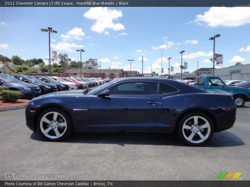 Imperial Blue Metallic / Black 2011 Chevrolet Camaro LT/RS Coupe