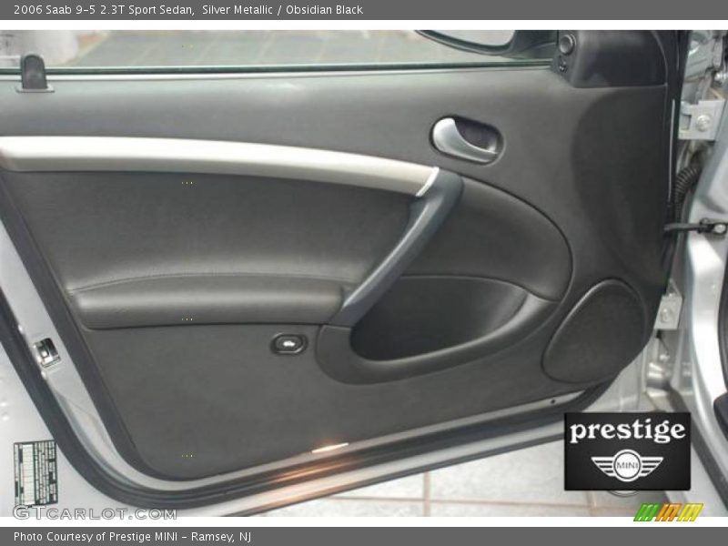 Silver Metallic / Obsidian Black 2006 Saab 9-5 2.3T Sport Sedan