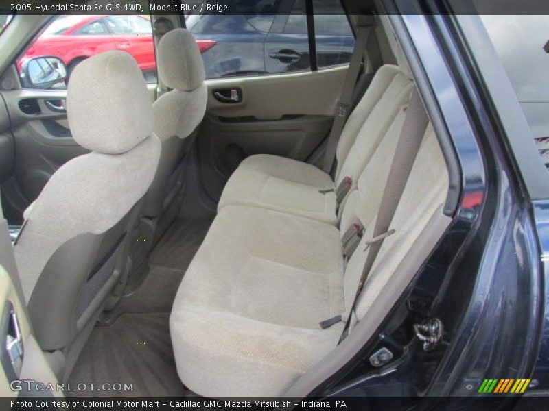 Moonlit Blue / Beige 2005 Hyundai Santa Fe GLS 4WD