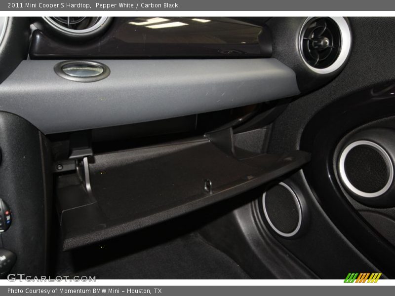 Pepper White / Carbon Black 2011 Mini Cooper S Hardtop