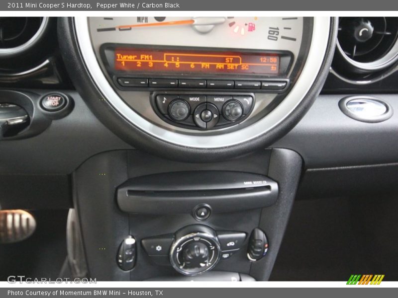 Pepper White / Carbon Black 2011 Mini Cooper S Hardtop