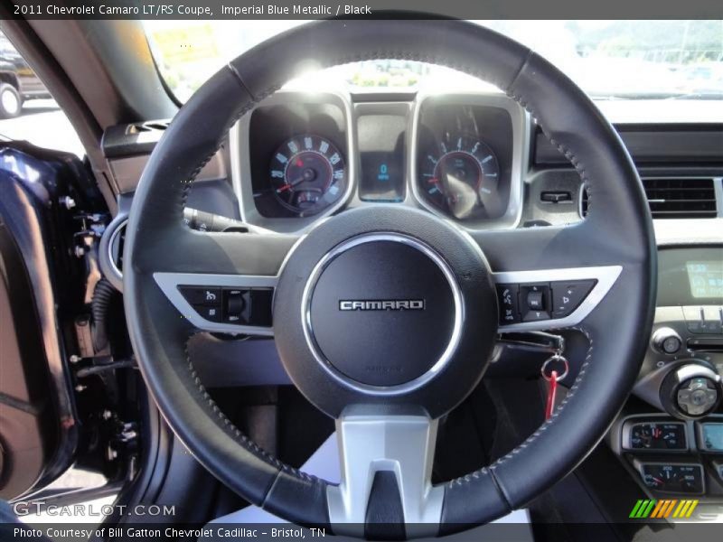 Imperial Blue Metallic / Black 2011 Chevrolet Camaro LT/RS Coupe