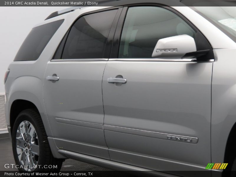 Quicksilver Metallic / Ebony 2014 GMC Acadia Denali