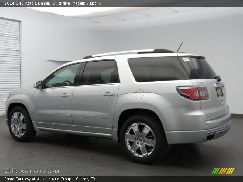 Quicksilver Metallic / Ebony 2014 GMC Acadia Denali
