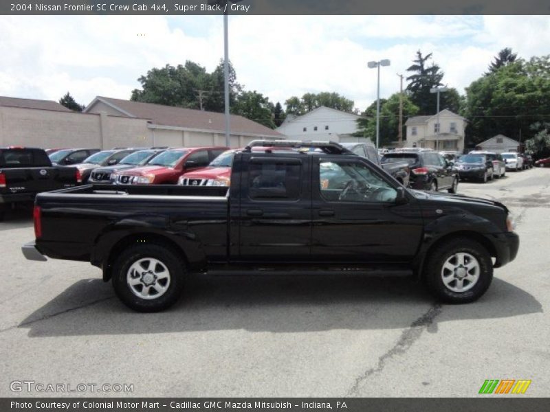 Super Black / Gray 2004 Nissan Frontier SC Crew Cab 4x4