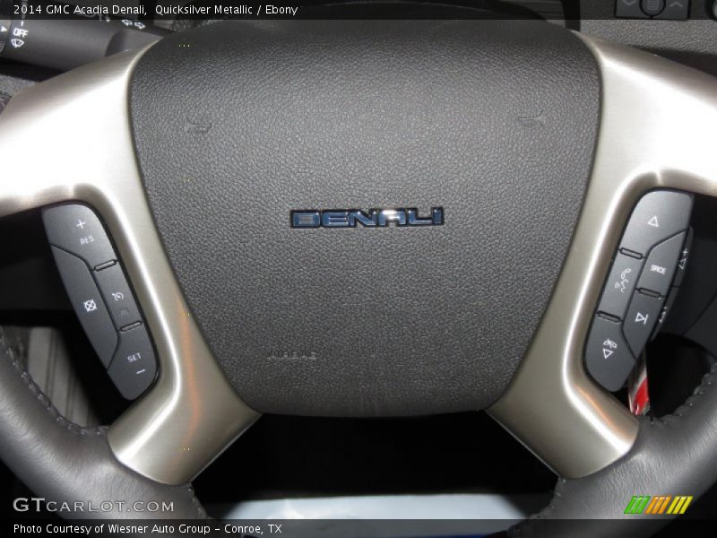 Quicksilver Metallic / Ebony 2014 GMC Acadia Denali