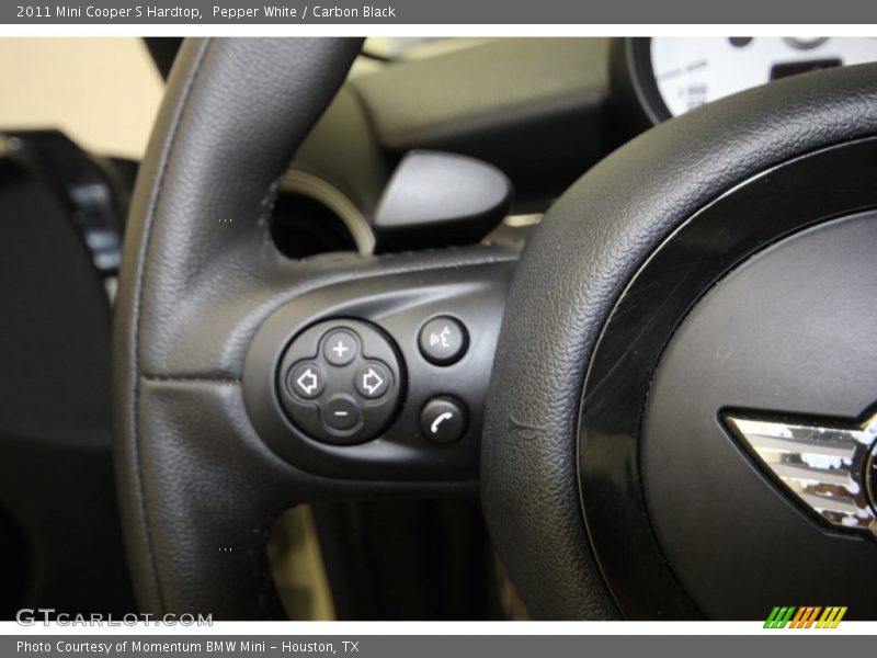 Pepper White / Carbon Black 2011 Mini Cooper S Hardtop