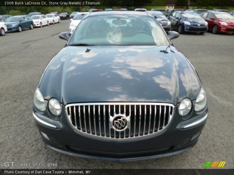 Stone Gray Metallic / Titanium 2008 Buick LaCrosse CX