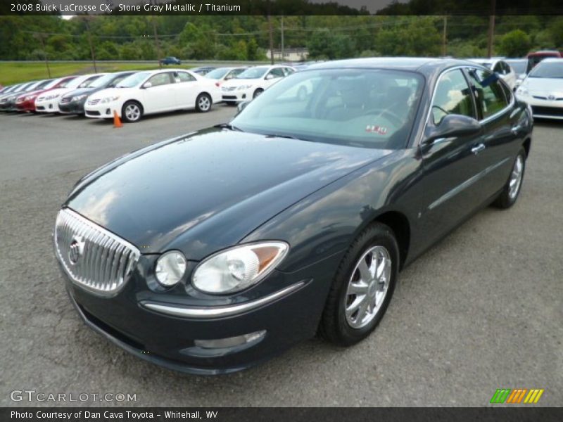 Stone Gray Metallic / Titanium 2008 Buick LaCrosse CX