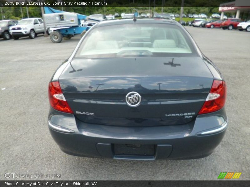 Stone Gray Metallic / Titanium 2008 Buick LaCrosse CX