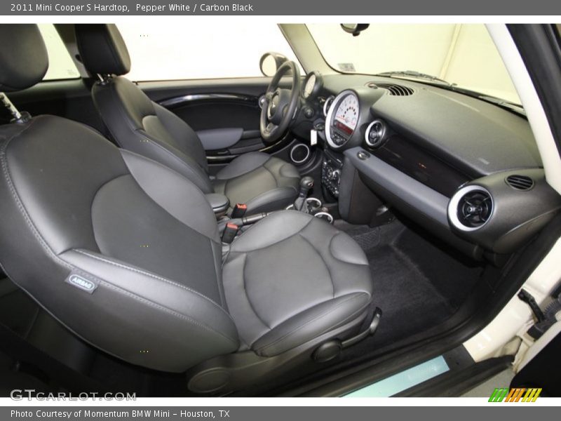 Pepper White / Carbon Black 2011 Mini Cooper S Hardtop
