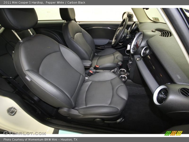 Pepper White / Carbon Black 2011 Mini Cooper S Hardtop