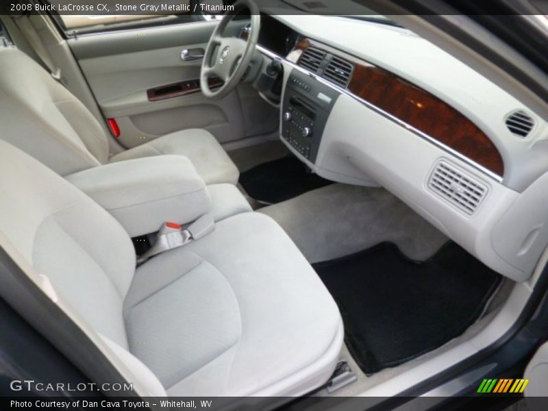 Stone Gray Metallic / Titanium 2008 Buick LaCrosse CX