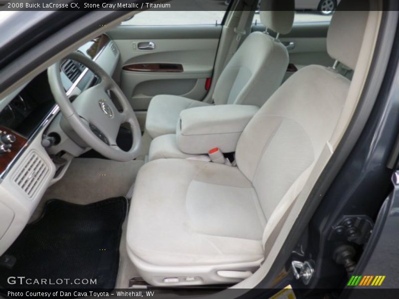 Stone Gray Metallic / Titanium 2008 Buick LaCrosse CX