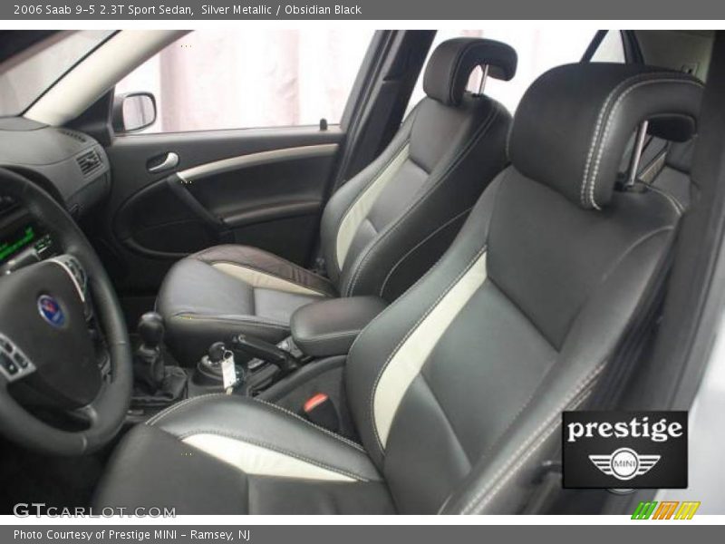 Silver Metallic / Obsidian Black 2006 Saab 9-5 2.3T Sport Sedan