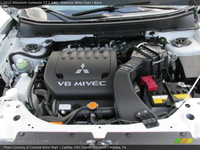  2012 Outlander GT S AWD Engine - 3.0 Liter SOHC 24-Valve MIVEC V6